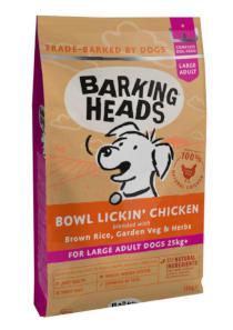 Barking Heads BOWL LICKIN chicken LARGE breed