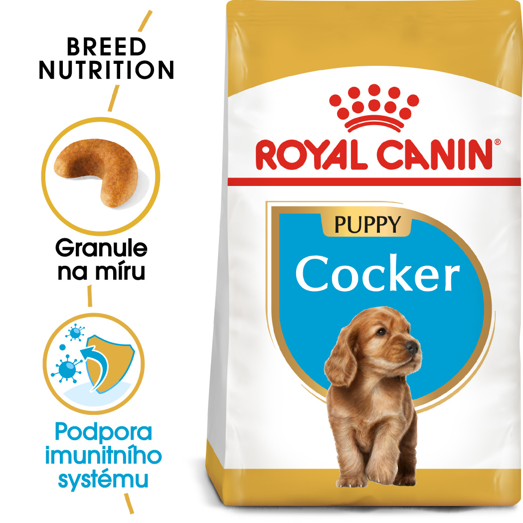 Royal Canin Cocker Puppy - granule pro štěně kokršpaněla