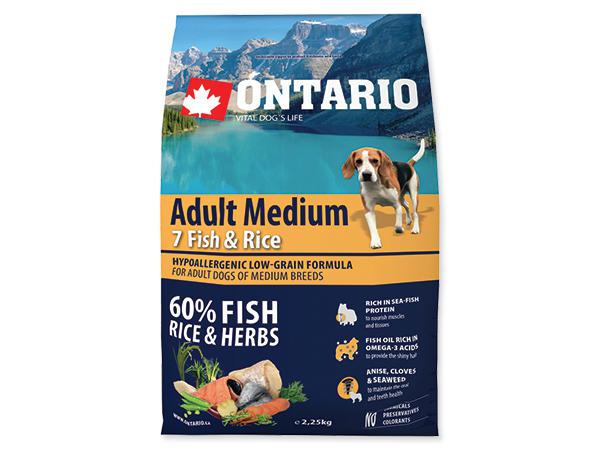 ONTARIO dog ADULT MEDIUM fish