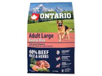 ONTARIO dog  ADULT LARGE beef and rice