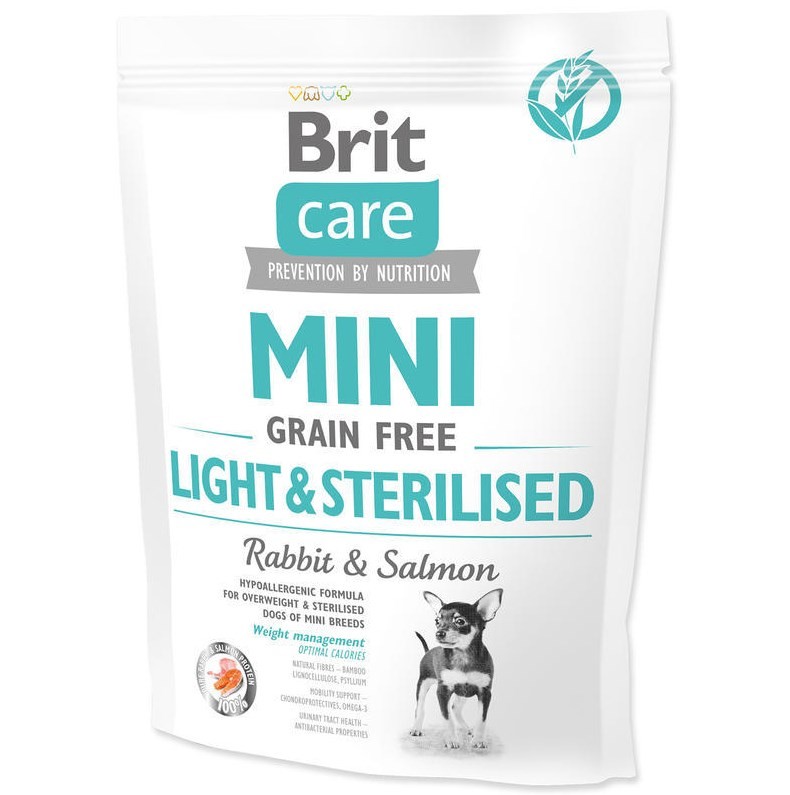 Brit Care Dog Mini Grain-free Light/Sterilised - 400g