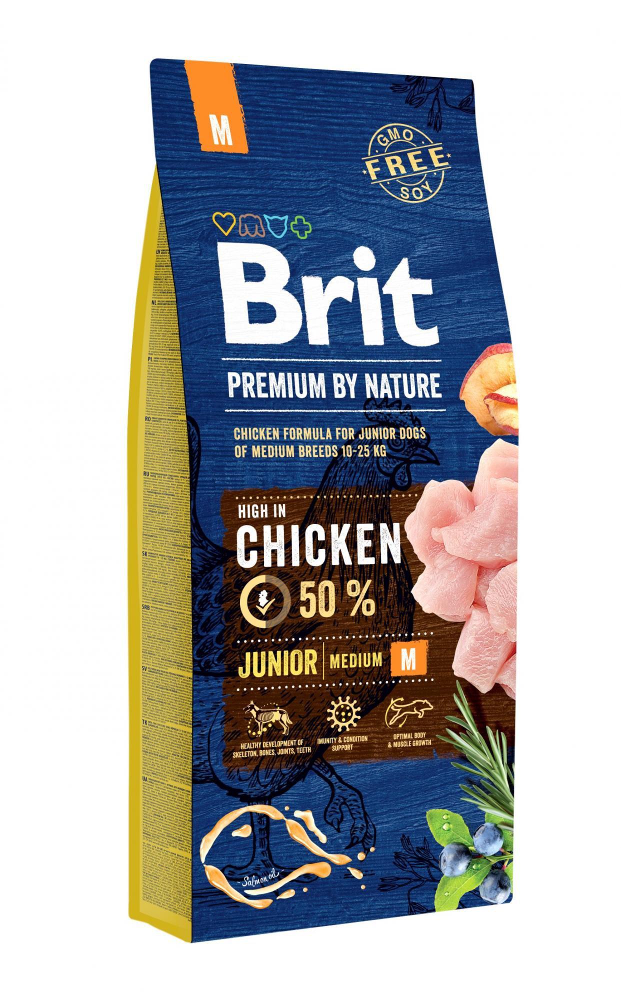 BRIT dog Premium by Nature JUNIOR M