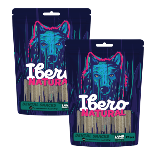Ibero Dental Snacks Lamb & Collagen - 2x S/M (20ks/480g)
