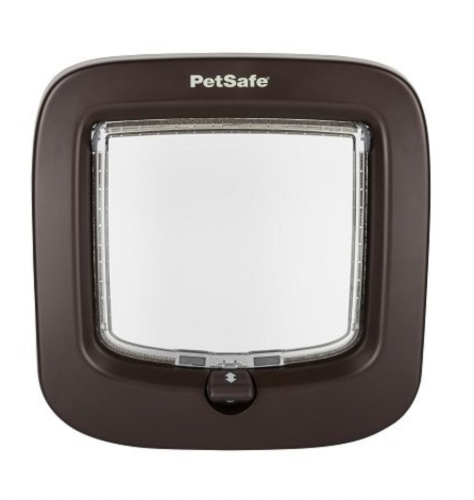 PetSafe Deluxe Manuální Dvířka Pro Kočky a Psy - Černá