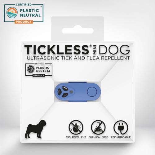 Tickless Mini Dog Nabíjecí - Modré
