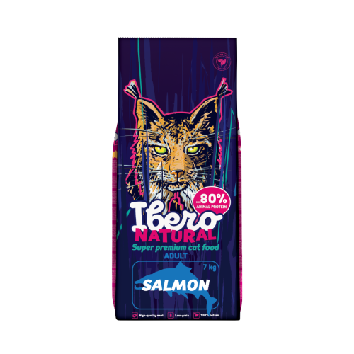 Ibero Natural Cat Adult Salmon - 7kg