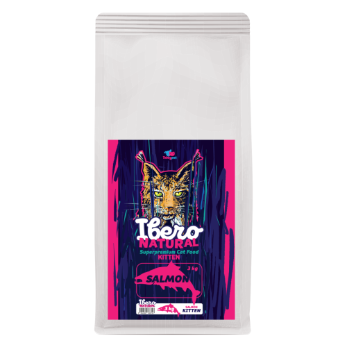Ibero Natural Cat Kitten Salmon - 3kg