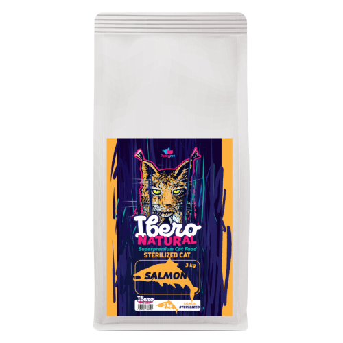 Ibero Natural Cat Sterilized Salmon - 3kg