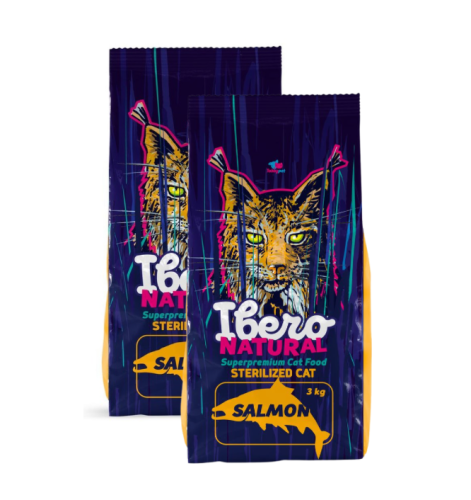 Ibero Natural Cat Sterilized - 2x3kg