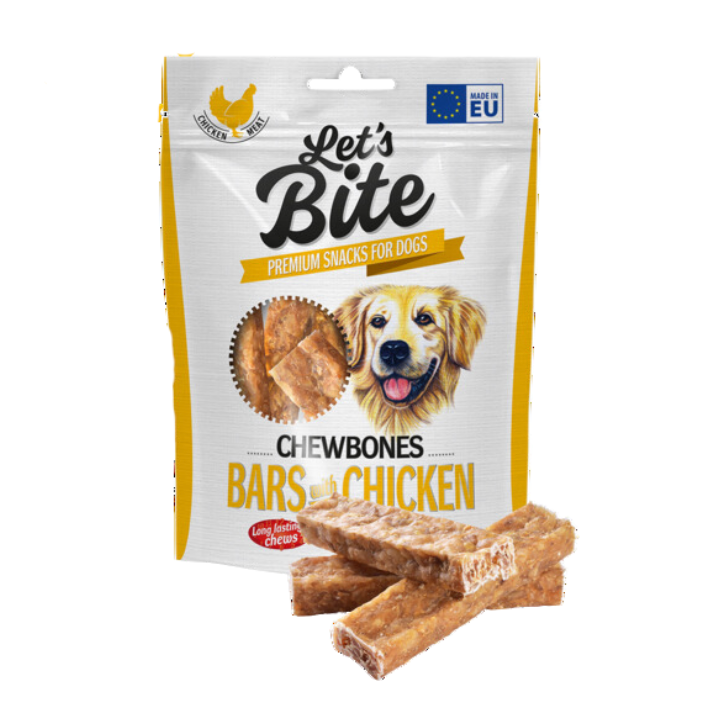 Brit Let's Chewbones Bars with Chicken - 175g