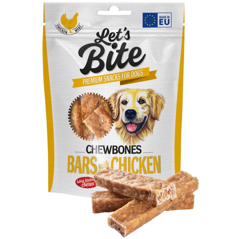 Brit Let's Chewbones Bars with Chicken - 5x175g