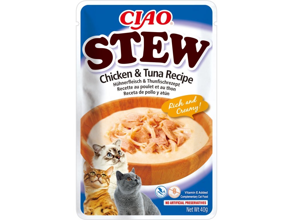 Ciao Stew Pouch 40g - Kuřecí s Tuňákem