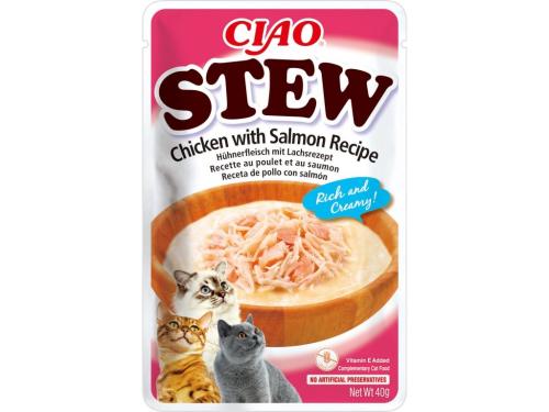 Ciao Stew Pouch 40g - Kuřecí s Lososem