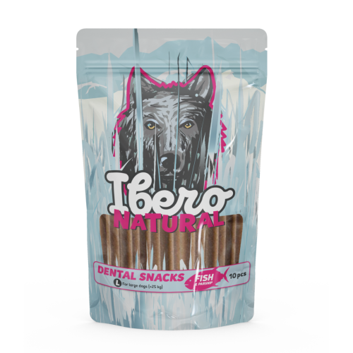 Ibero Dental Snacks Fish & Parsnip - L (10ks/460g)