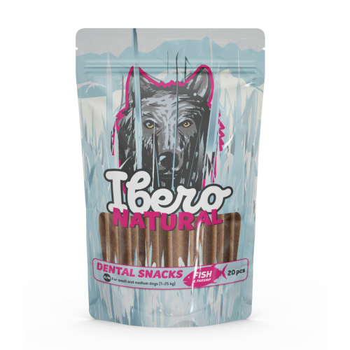 Ibero Dental Snacks Fish & Parsnip - S/M (20ks/480g)