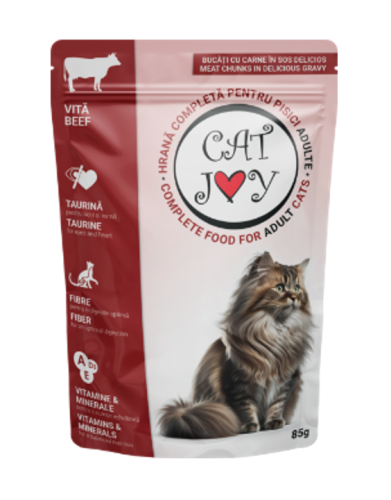 Cat Joy Kapsa Adult Beef in Sauce - 85g