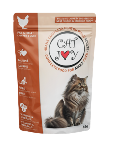 Cat Joy Kapsa Adult Chicken Liver in Sauce - 85g
