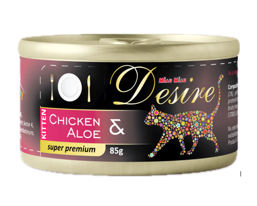Desire Konz. Kitten Chicken/Aloe Vera - 4x85g 