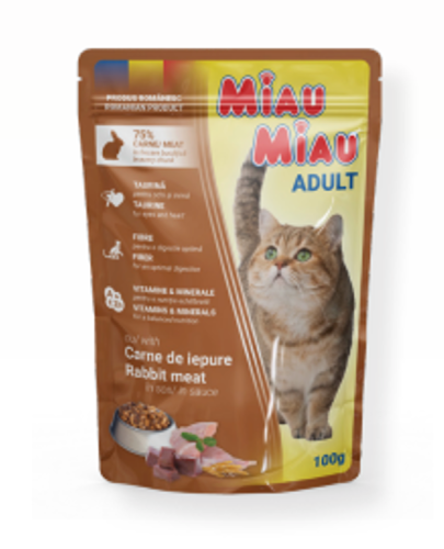 Miau Miau Kapsa Adult Rabbit - 100g