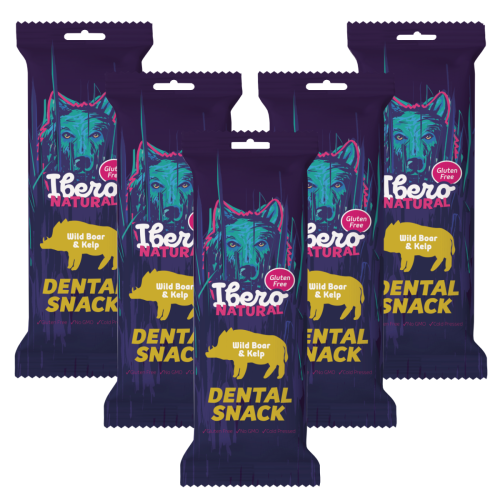 Ibero Dental Snacks Wild Boar & Kelp - 5x S/M (3ks/70g)