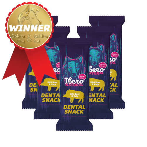 Ibero Natural Dental Snack Divočák/Mořská řasa - 5x S/M (3ks)