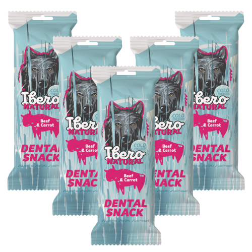 Ibero Dental Snacks Beef  Carrot - 5x S/M (3ks/70g)