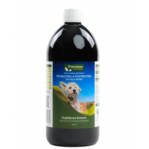 Precizní Mikroby Probiotika a Postbiotika Pro Psy a Kočky - 1000 ml