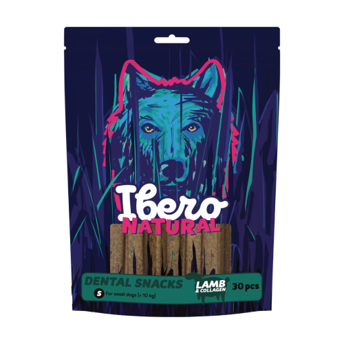 Ibero Dental Snacks Lamb & Collagen - S (30ks/200g)