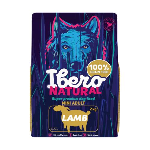 Ibero Grain Free Dog Mini Adult Lamb - 2kg