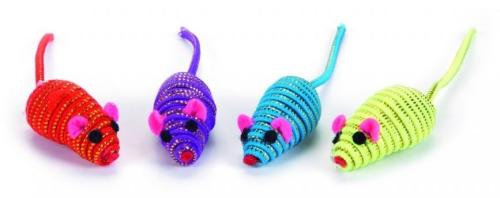 Beeztees Hračka Myš Glammy se Zlatou Nitkou - 5cm