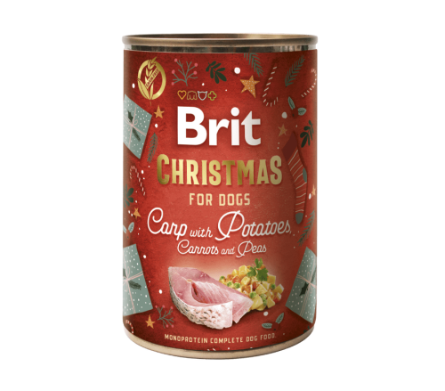 Brit Care Christmas Konz. Carp with Potatoes, Carrots and Peas- 400g