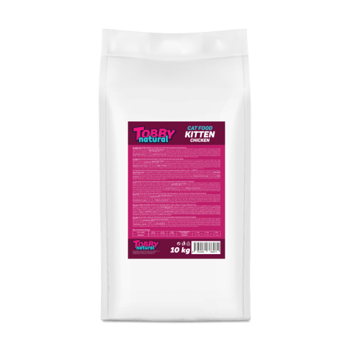 Tobby Natural Cat Kitten Chicken - 10kg