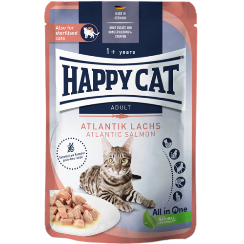 Happy Cat Kapsa Losos - 85 g