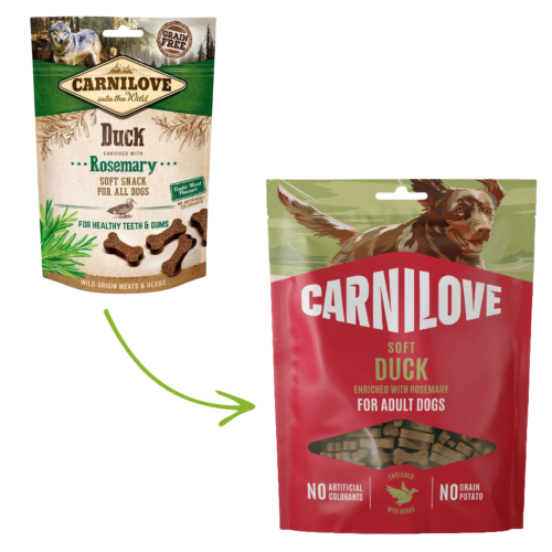 Carnilove Soft Snack 200g - Duck with Rosemary
