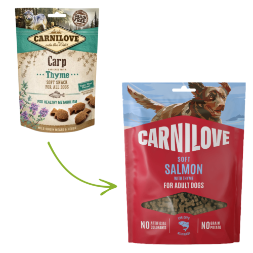 Carnilove Soft Snack 200g - Salmon with Thyme