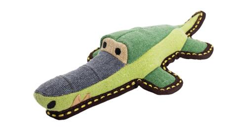 HipHop Krokodýl Robustní Aport z Tkané Látky - 30cm