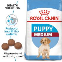 Royal Canin MEDIUM PUPPY - granule pro střední štěňata