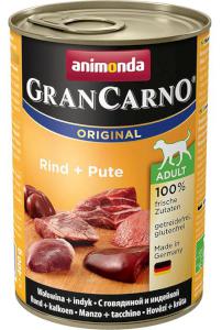 ANIMONDA dog konzerva Gran Carno hovězí/krůta