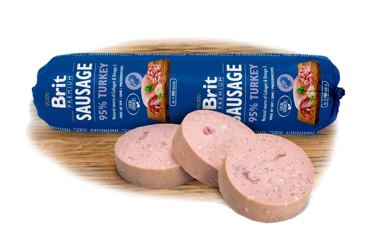 BRIT dog sausage TURKEY/rice