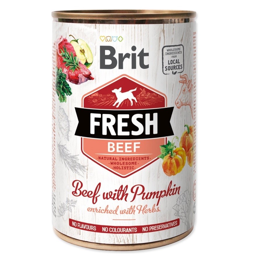 Brit Fresh 400g - Hovězí/dýně