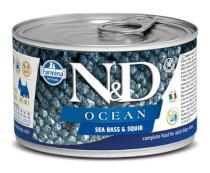 N&D dog OCEAN konz. ADULT MINI sea bass/squid