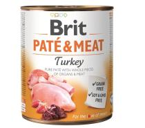 BRIT  konz. PATE and MEAT  turkey  800g