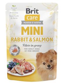 BRIT CARE dog  MINI kapsa ADULT  rabbit/salmon