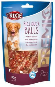 Pochoutka dog RICE DUCK balls (trixie)