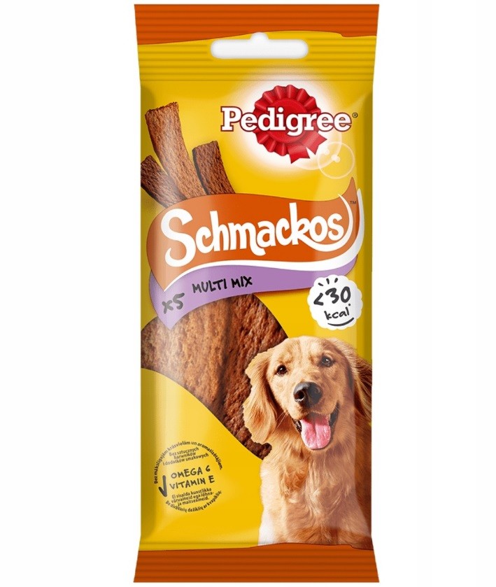 Pedigree Schmackos Multi Mix - 5 plátků/36g