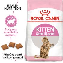 Royal Canin cat  KITTEN STERILISED - granule pro kastrovaná koťata