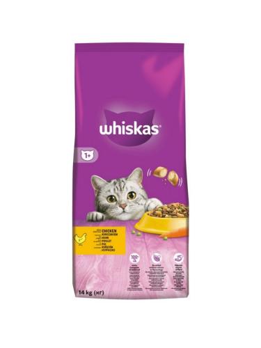 Whiskas Suché Kuřecí - 2x14kg