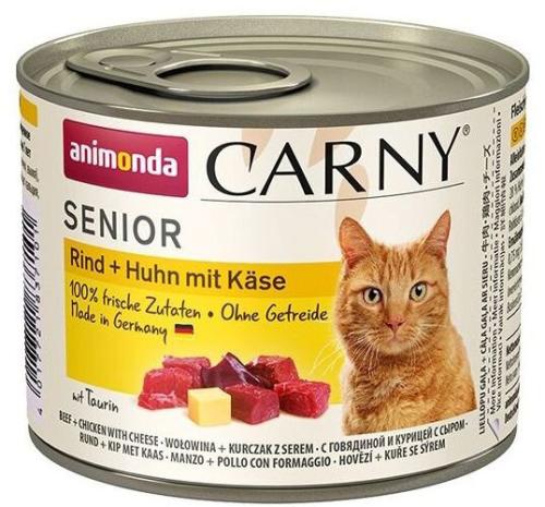 Animonda Carny Cat Senior Hovězí/Kuře/Sýr - 200g