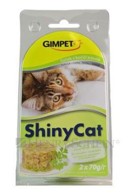 GIMPET SHINYcat TUŇÁK/kočičí tráva