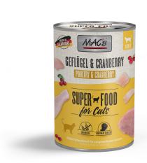 Mac´s Cat Konz. Drůbeží/Brusinky - 800g